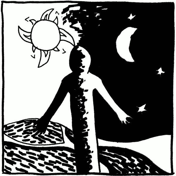 The Being Between Worlds
