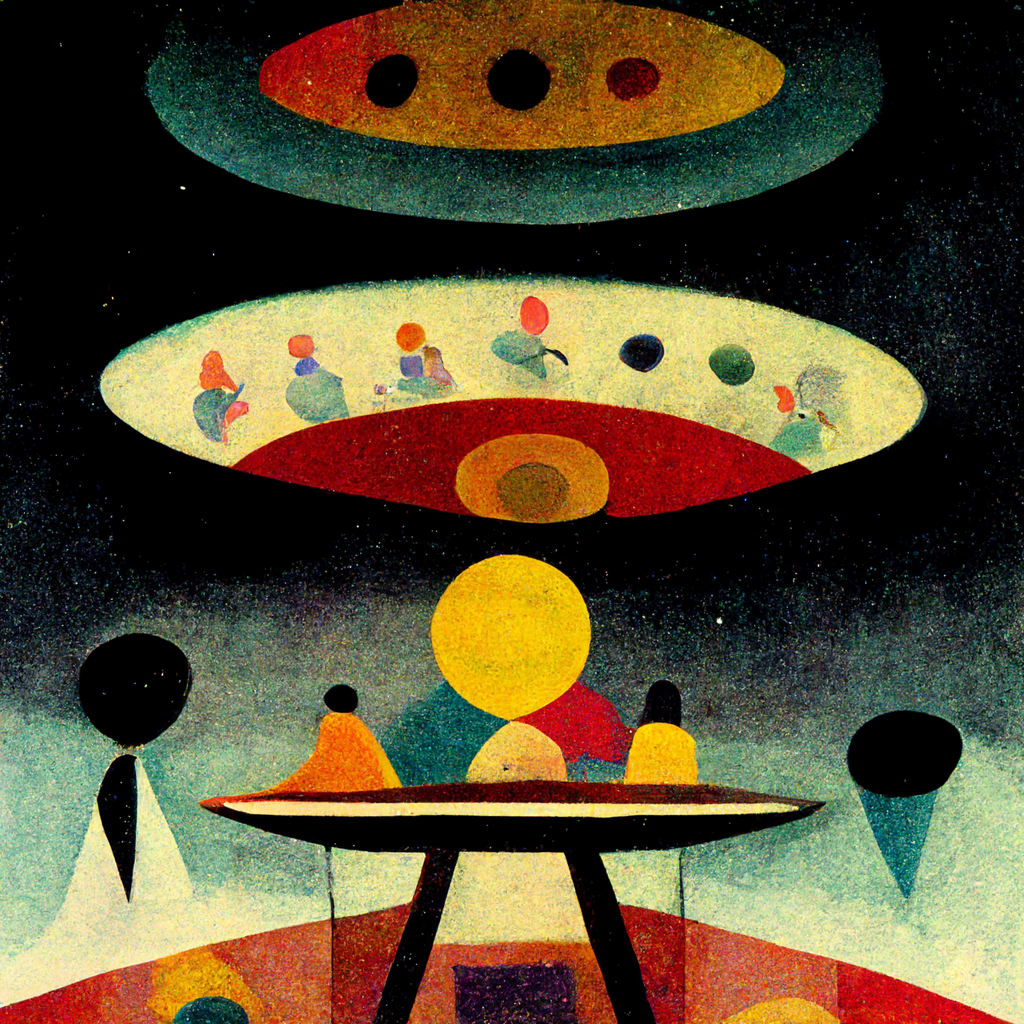 Daniel_R._group_of_people_sitting_at_a_table_with_ufos_in_sky_k_15e6b8e7-cad0-41fd-a25e-a8f73107ea11