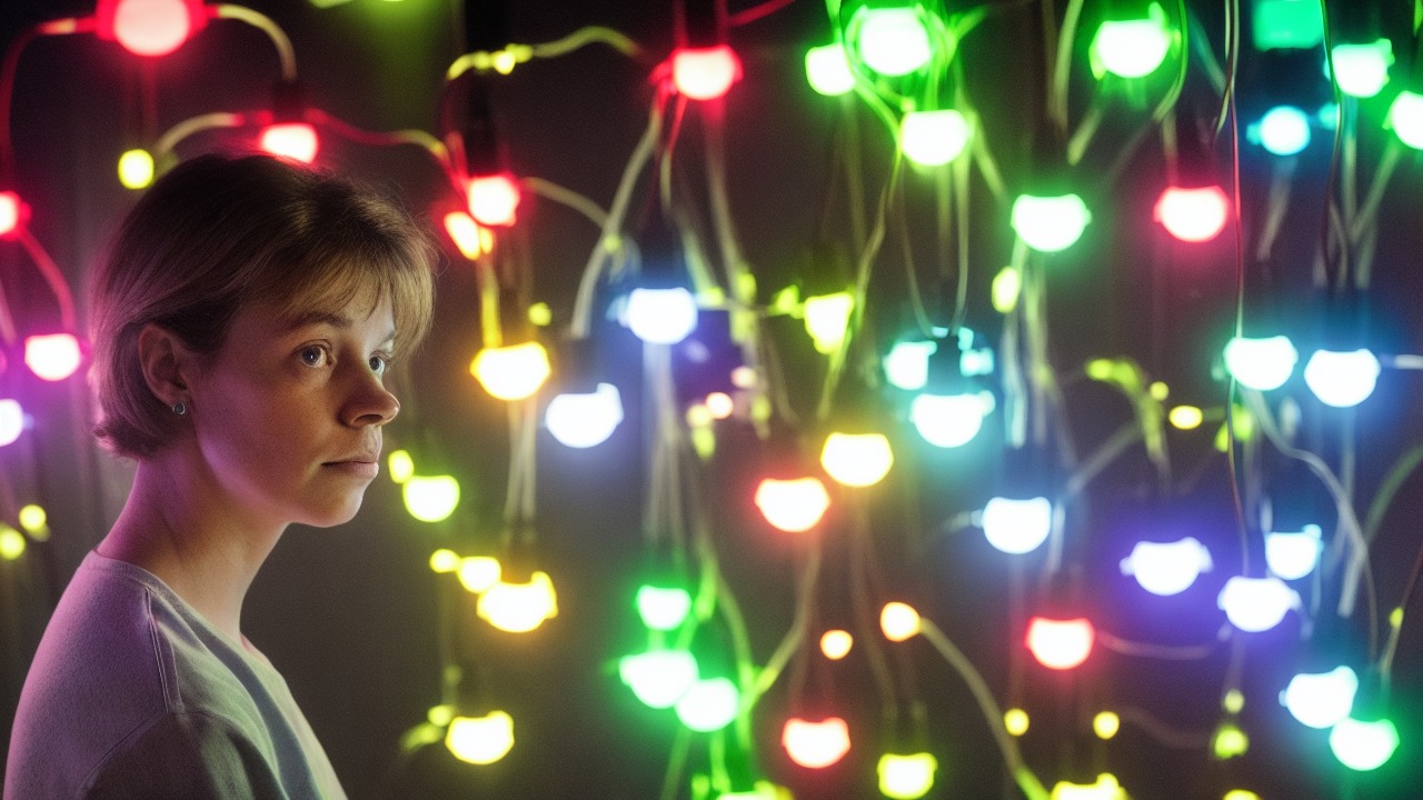 Visual Imagery of Lights and Beings